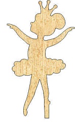 Топпер "Принцесса малышка", 36001131-з 7,5*13 см