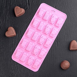 Форма для льда и шоколада «Автомобили», 20 ячеек, 22×10×1,8 см, цвет МИКС